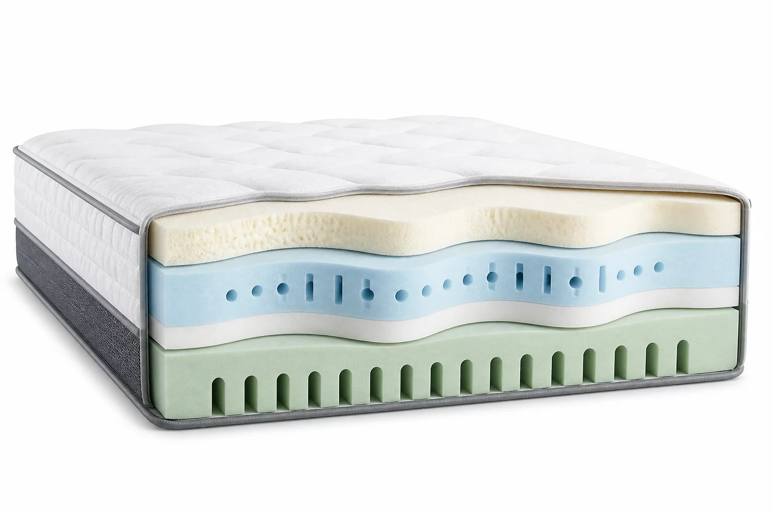 Conception et composition interne des matelas